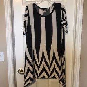 Black and white dress